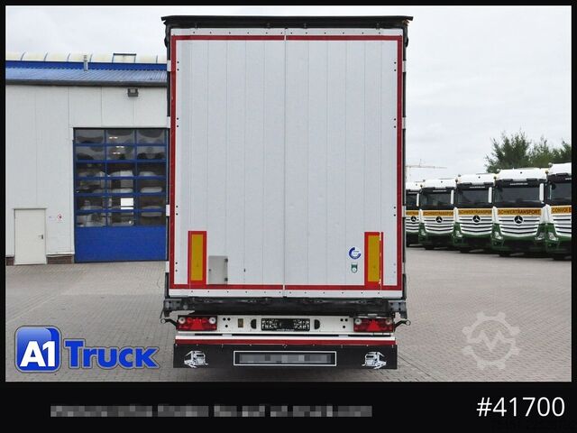 Avoin puoliperävaunu pressulla SCHMITZ Speed Curtain, Lift 455/40 R 22.5, Hubdach,