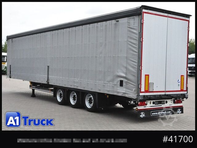 Avoin puoliperävaunu pressulla SCHMITZ Speed Curtain, Lift 455/40 R 22.5, Hubdach,