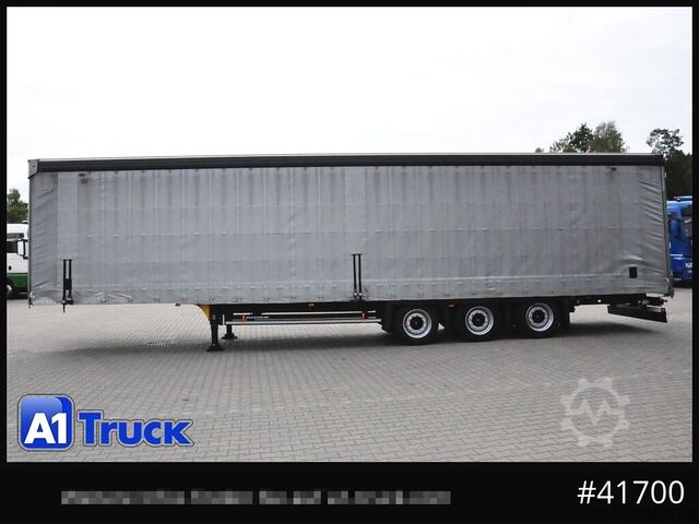 Avoin puoliperävaunu pressulla SCHMITZ Speed Curtain, Lift 455/40 R 22.5, Hubdach,