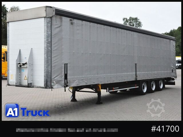 Avoin puoliperävaunu pressulla SCHMITZ Speed Curtain, Lift 455/40 R 22.5, Hubdach,