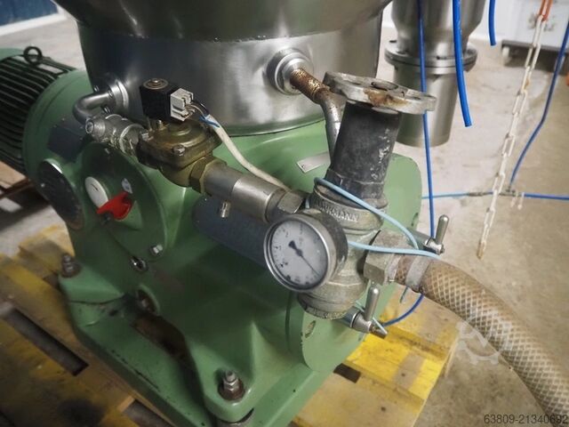 3 FÁZISÚ CENTRIFUGA zsírszeparátor Westfalia SA 20 -06-76