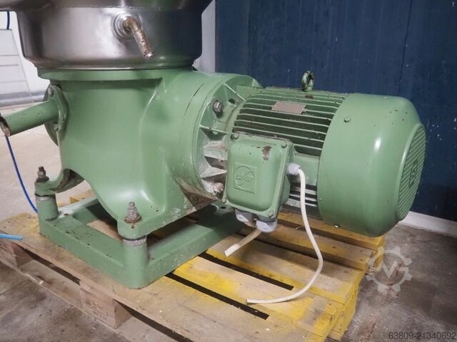 3 FÁZISÚ CENTRIFUGA zsírszeparátor Westfalia SA 20 -06-76