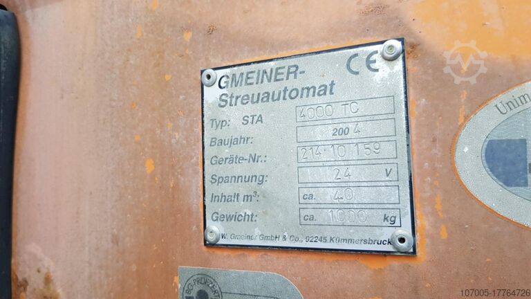 Otros Bucher Gmeiner Streuer STA 4000 TC