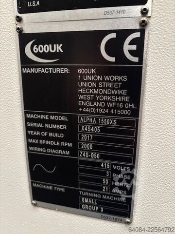 CNC-Drehmaschine Harrison Alpha 1550 XS