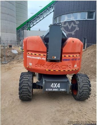 Гидравлическая рабочая платформа Skyjack SJ 85 AJ Diesel 27,91 m