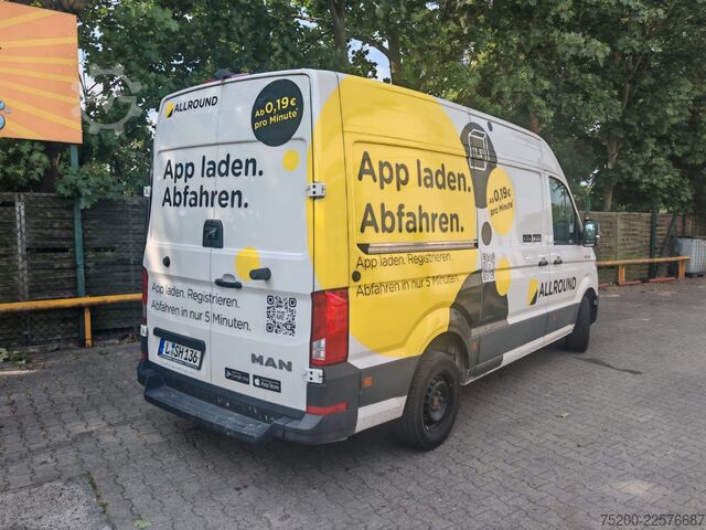 Κλειστό βαν MAN TGE Kasten ,ittel/hoch / AHK / KAM