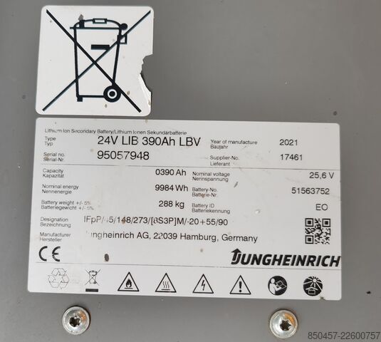 Jungheinrich ERE 225 Lion 2400mm/ 2021y