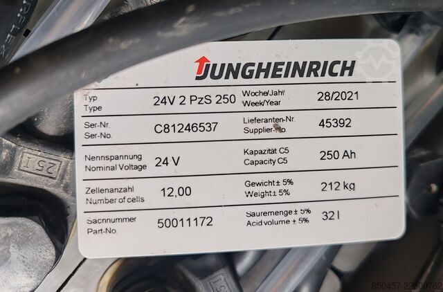  Jungheinrich EJC 214z 2.9m/ 164mh