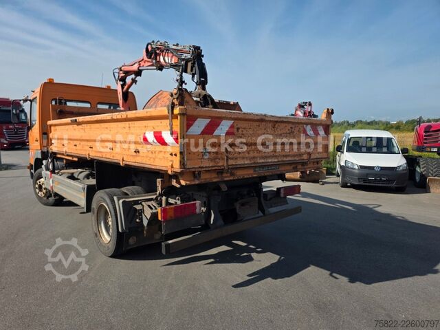 Саміоскид MERCEDES-BENZ Atego 1218 / Kipper+Kran / load 5,2ton / E3