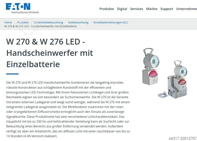  Eaton W 270.34 LED Upgrade