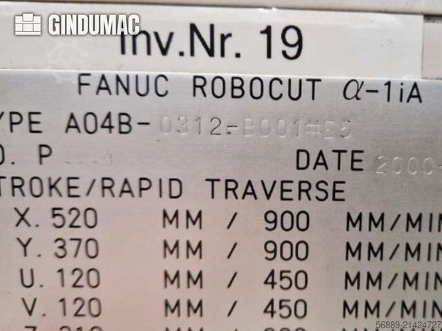 FANUC ROBOCUT α-1iA FANUC ROBOCUT α-1iA
