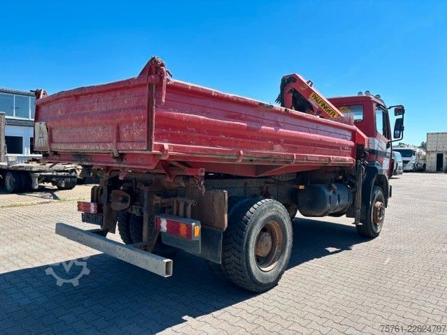 Xe ben MERCEDES-BENZ 1824 AK  Kipper Kran