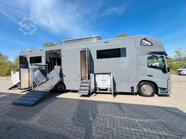 축산 운송 트럭 VOLVO FM 430 STX 6 Pferde Pop-Out, Pop-UP, Küche unten