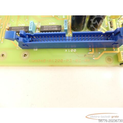 Компонент Siemens C98043-A1200-L 107 Steuerungskarte SN:Q69004