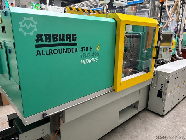 Stroj za injekcijsko prešanje Arburg Allrounder 470H 1000-400 (HiDrive)