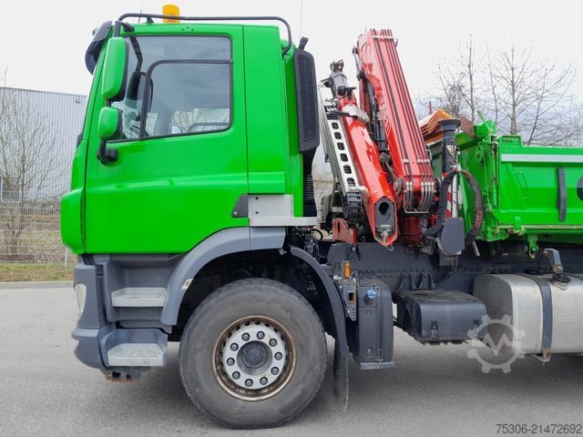 Tresidig tippbil DAF FA CF 340 DC Krankipper