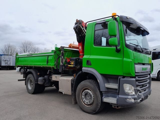 Tresidig tippbil DAF FA CF 340 DC Krankipper