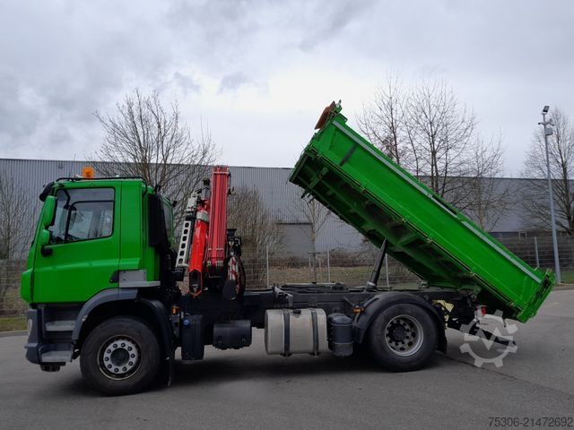 Tre-sidet tipbil DAF FA CF 340 DC Krankipper
