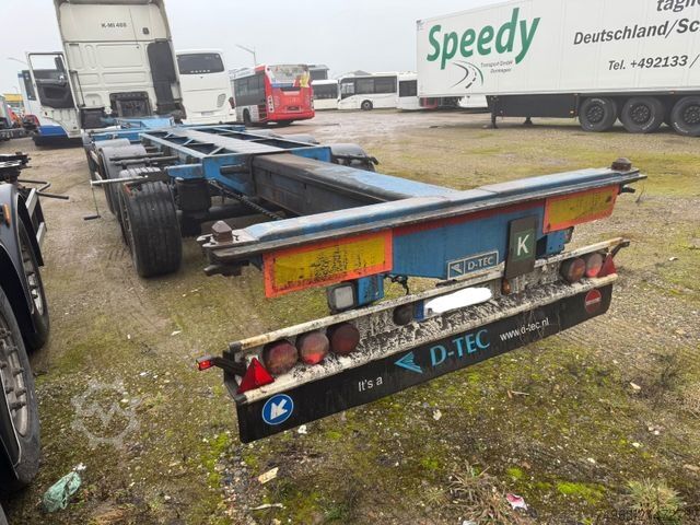 Polpriklopnik za zamenljive nadgradnje D-TEC VCC 01, Flexitrailer, Liftachse, 45