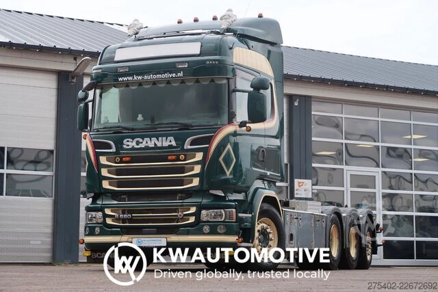 ระบบแขนตะขอ Scania R580 V8 LB8X4HNB/ Full AIR/ PTO/  SWAP- CONTAIN...