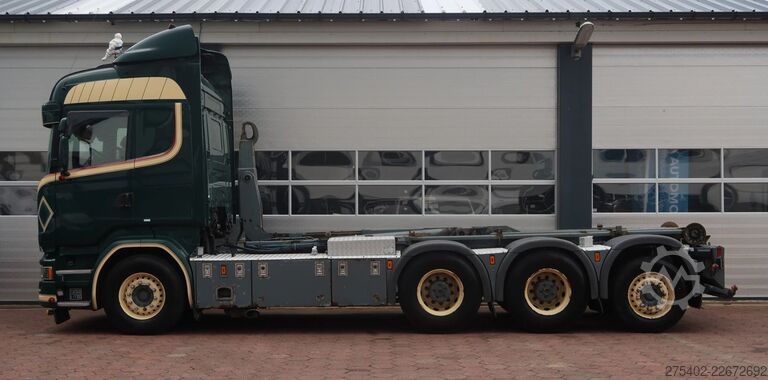 ระบบแขนตะขอ Scania R580 V8 LB8X4HNB/ Full AIR/ PTO/  SWAP- CONTAIN...