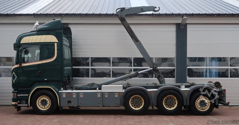 ระบบแขนตะขอ Scania R580 V8 LB8X4HNB/ Full AIR/ PTO/  SWAP- CONTAIN...