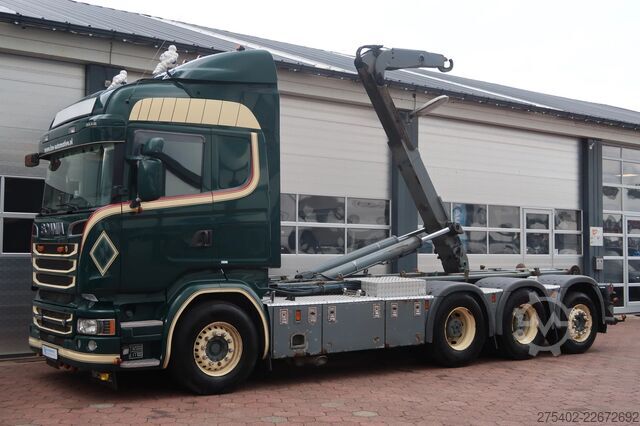 ระบบแขนตะขอ Scania R580 V8 LB8X4HNB/ Full AIR/ PTO/  SWAP- CONTAIN...