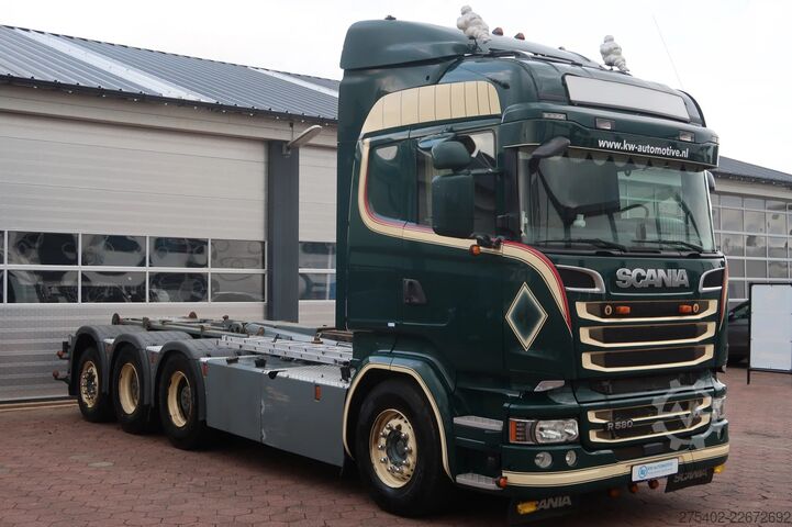 ระบบแขนตะขอ Scania R580 V8 LB8X4HNB/ Full AIR/ PTO/  SWAP- CONTAIN...