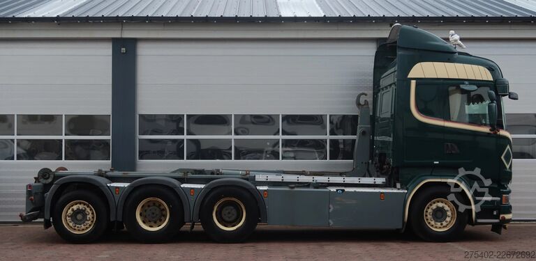 ระบบแขนตะขอ Scania R580 V8 LB8X4HNB/ Full AIR/ PTO/  SWAP- CONTAIN...