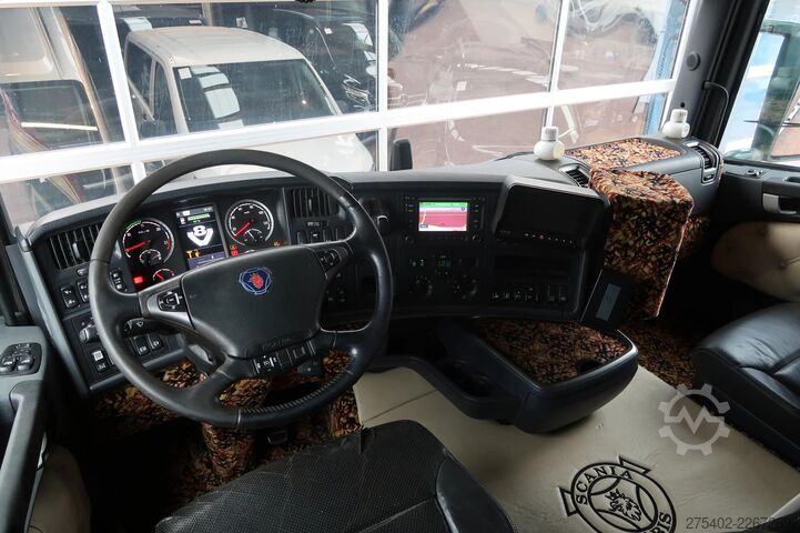 ระบบแขนตะขอ Scania R580 V8 LB8X4HNB/ Full AIR/ PTO/  SWAP- CONTAIN...