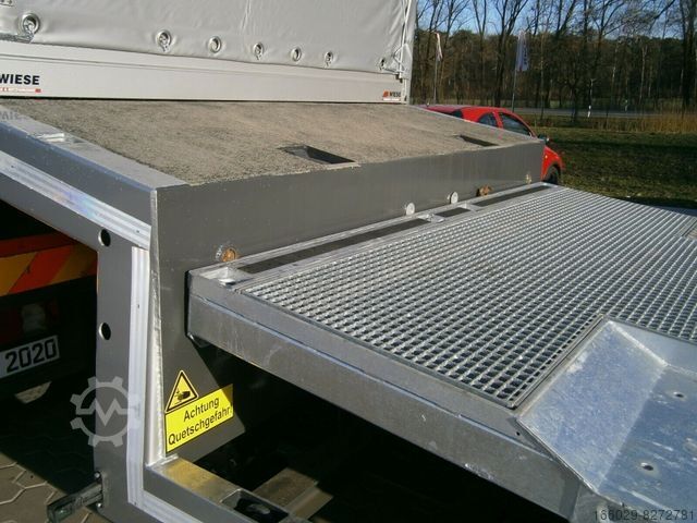 Naczepa niskopodwoziowa  Gabelstaplertransporter Tiefbett Rampen