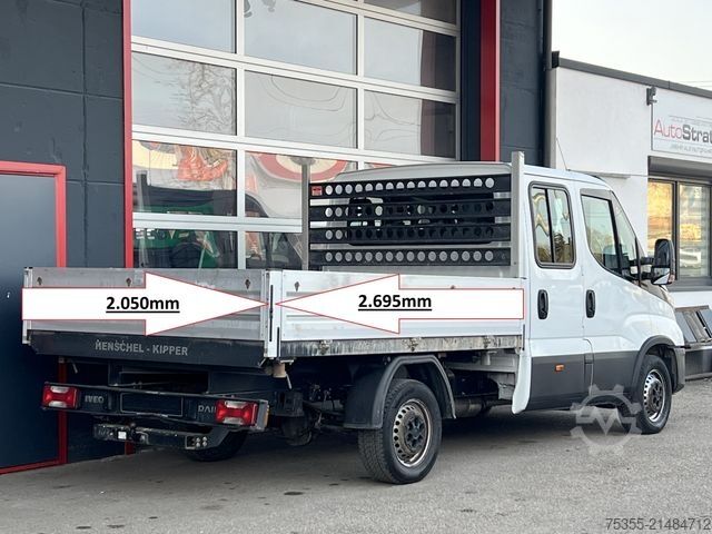 Kravas mikroautobuss ar pašizgāzēju IVECO Daily 35S16 DoKa Klima AHK 7-Sitzer Start/Stop