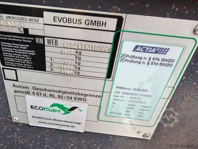 Liðvagn MERCEDES-BENZ O 530 G, Gelenkbus, 3 Achser, Retarder