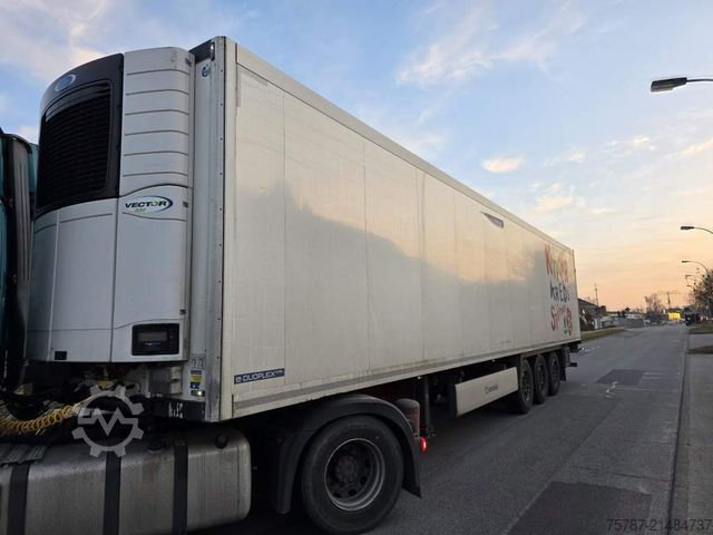 Kælivogna hálfpallhenger KRONE Tiefkühler, Carrier Vector 1550, 2 x Liftachse