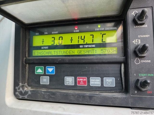 Kælivogna hálfpallhenger KRONE Tiefkühler, Carrier Vector 1550, 2 x Liftachse