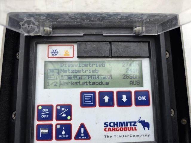 Kælivogna hálfpallhenger SCHMITZ CARGOBULL Tiefkühler, Doppelstock, Diesel/ Strom