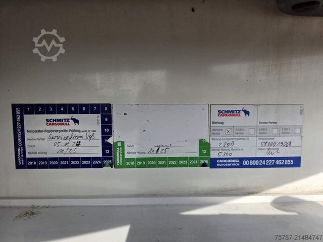 Kælivogna hálfpallhenger SCHMITZ CARGOBULL Tiefkühler, Doppelstock, Diesel/ Strom