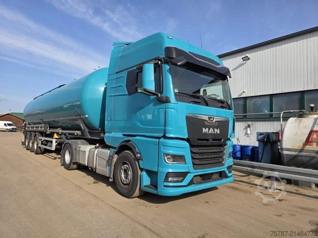 Staðlaður dráttarbíll MAN 18.470 TGX XXL, Kompressor+2 Kreishydraulik,Reta