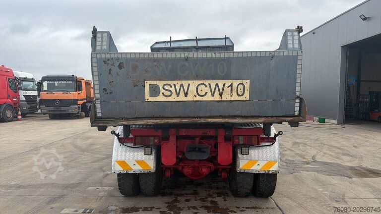 Camion de gunoi Scania 93-280 (POMPE MANUELLE / MANUAL PUMP / 6X4 / ST...