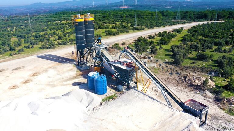 Mobile Betonmischanlage FABO Mobile Concrete Batching Plant 120 m3/h Mobile Concrete Batching Plant