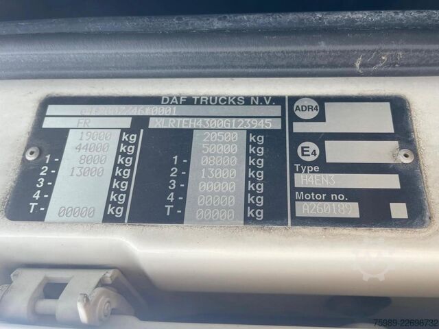 Standard tractor DAF XF 460 RETARDER Nice French truck