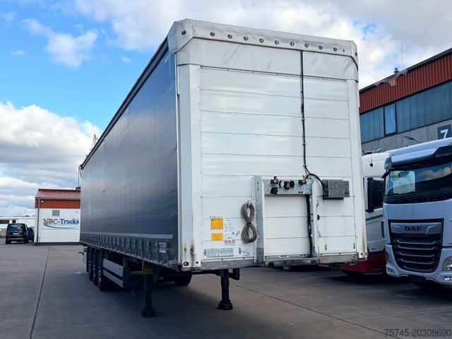 Öppen semitrailer med kapell SCHMITZ CARGOBULL SCB S3T * POWER CURTAIN * NEUWERTIG