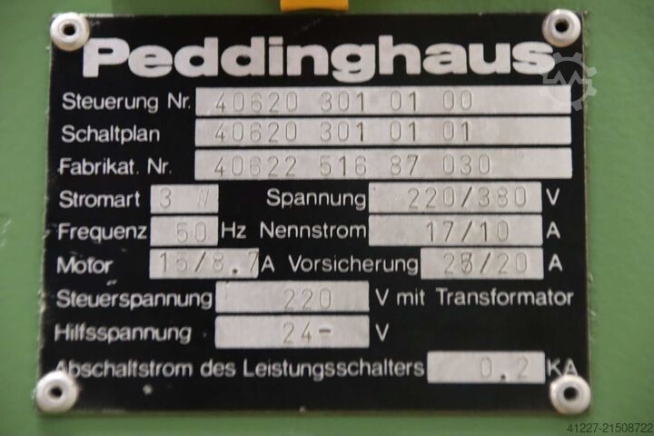 Cizalla para perfiles de acero y punzonadora, combinada 5 en 1 Peddinghaus Peddiworker 400