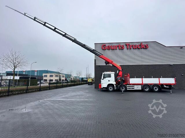 Camión grúa MAN TGS 35.500 8X4H-6 BL MET PALFINGER PK.65002 SH ...