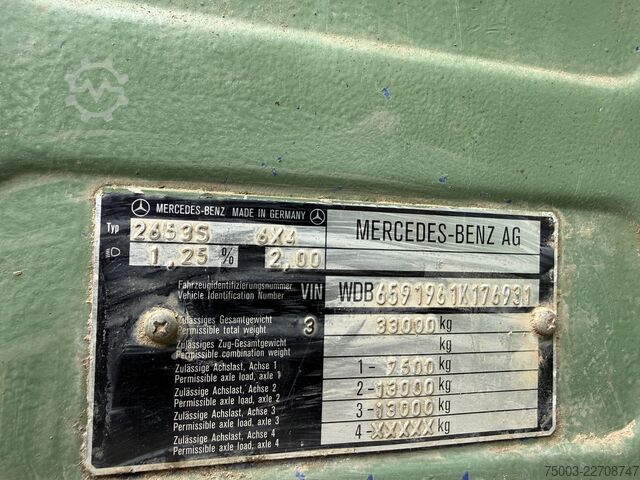 Xe tải hạng nặng Mercedes-Benz SK 2653 S 6X4 V8 Oldtimer