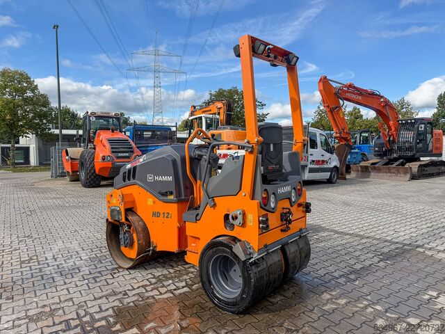 Rodillo combinado hamm HD12 i VT 24 kW Kantenschneiderad