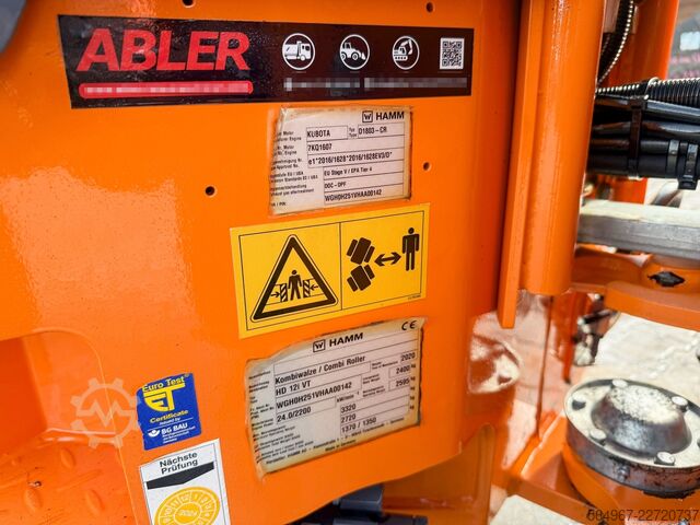 Rodillo combinado hamm HD12 i VT 24 kW Kantenschneiderad