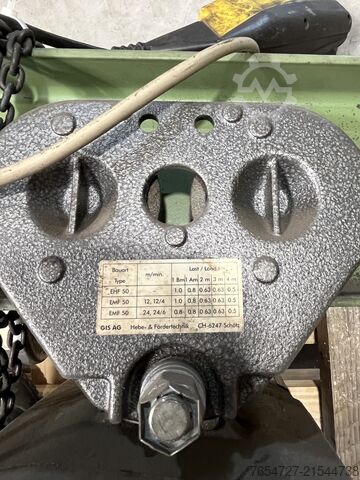 Derek putar dengan kerekan rantai Säulenschwenkkran GSX 500-2/2, 8