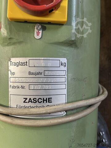 Derek putar dengan kerekan rantai Säulenschwenkkran GSX 500-2/2, 8