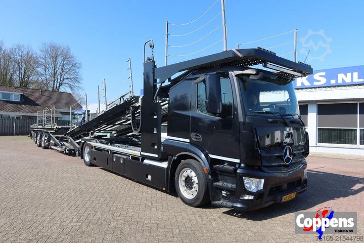 Kombijevski prevoznik avtomobilov Mercedes-Benz Actros 1840 4x2 Groenewold auto-transporter, 9 ...